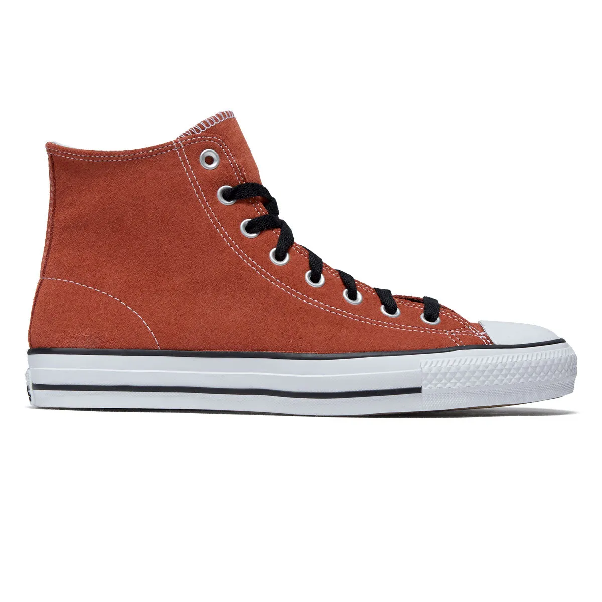 Speedy Performance Trendy Fit Converse Chuck Taylor All Star Pro Hi Shoes - Red Terracotta/Black/White