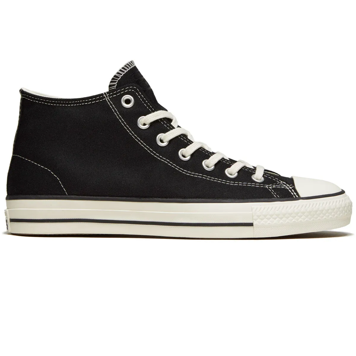 Pro Level Ride Converse Chuck Taylor All Star Pro Mid Shoes - Black/Black/Egret