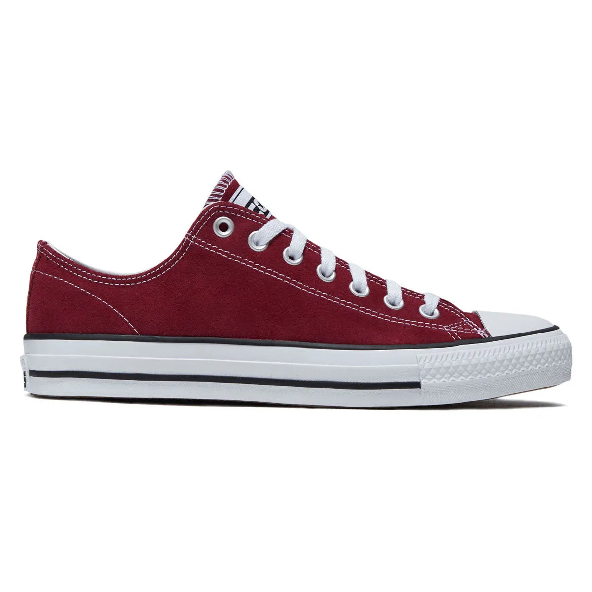 urban vibe Rugged Ride Converse Chuck Taylor All Star Pro Suede Ox Shoes - Sporty Berry/Black/White
