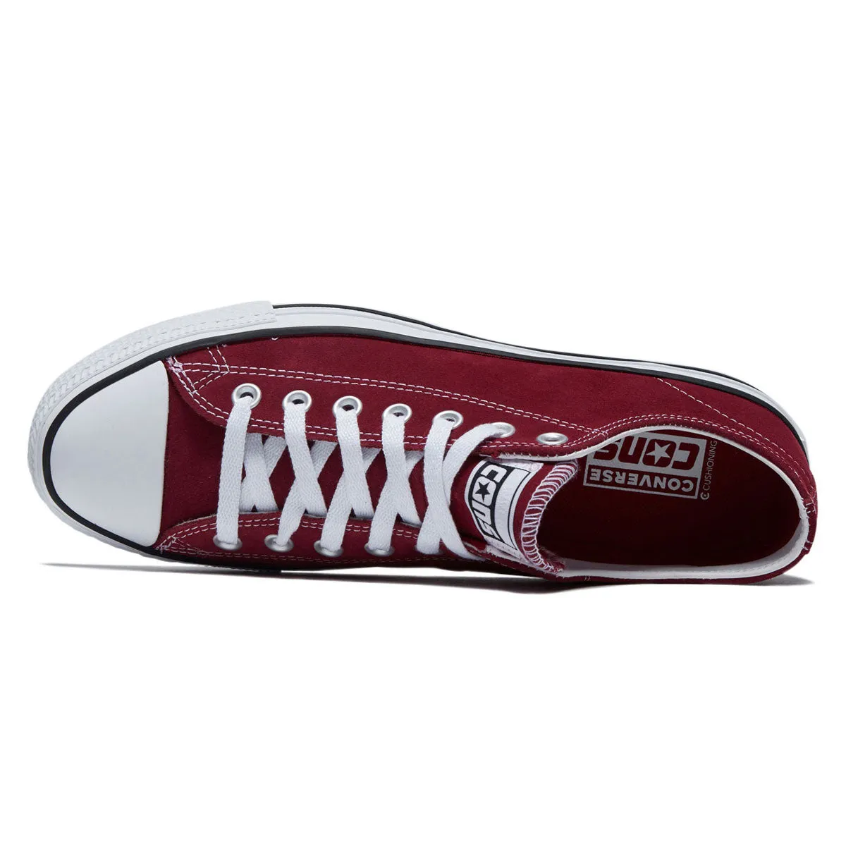 Converse Chuck Taylor All Star Pro Suede Ox Shoes - Sporty Berry/Black/White Street Edge