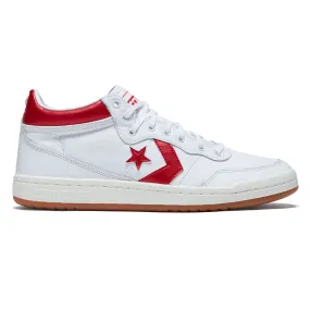 Free Ride Fit Adaptive Fit Converse Fastbreak Pro Mid Shoes - White/Red/Egret
