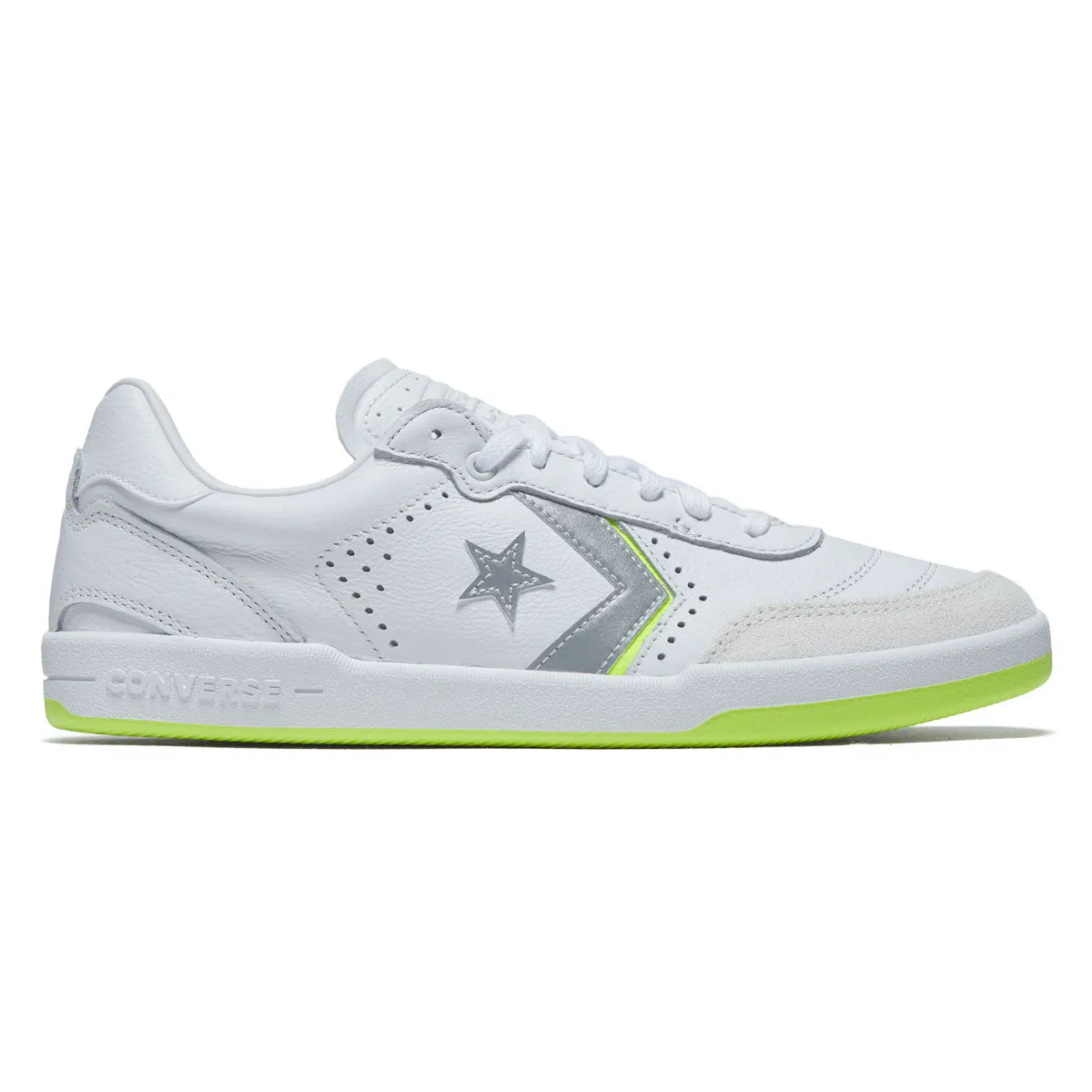 All Purpose Style Ultra Light Walk Converse Louie Lopez Pro 2 Shoes - White/White/Volt
