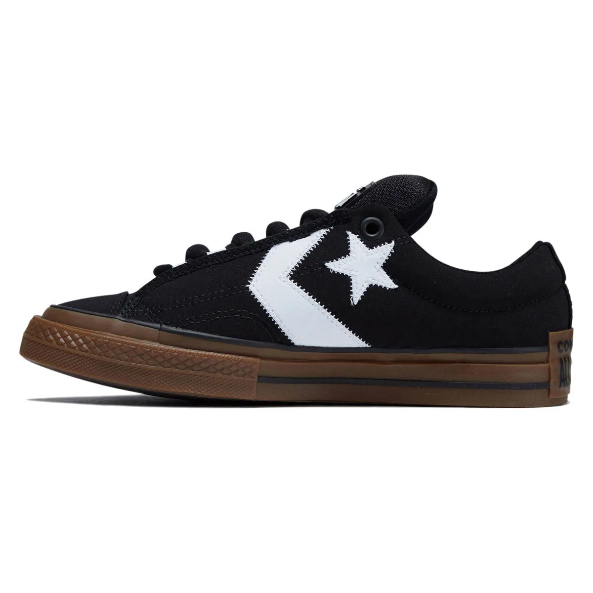 Converse Star Player 76 Puff Shoes - Black/White/Gum Sport Fit