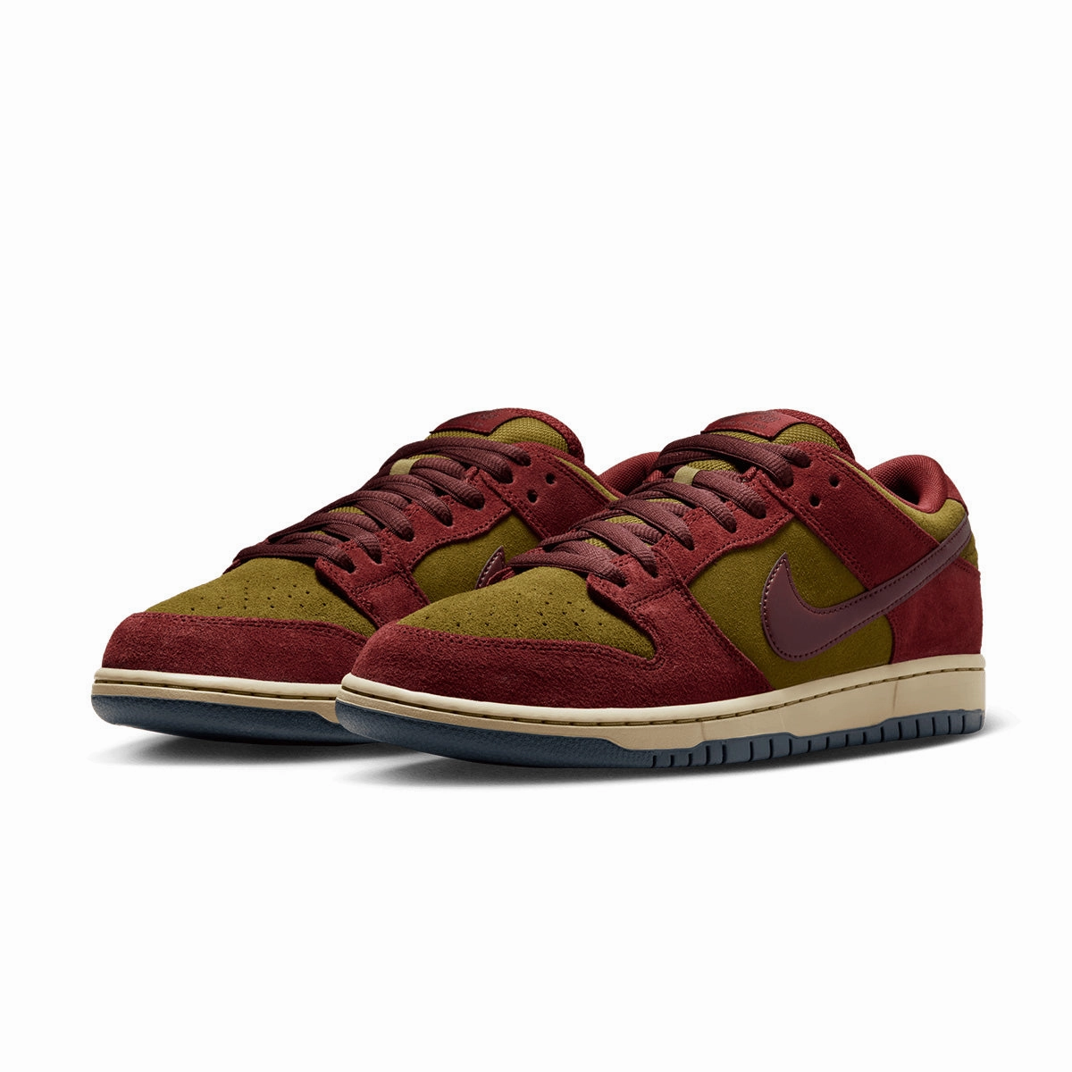 Cozy Fit SB Dunk Low Pro 'Dark Team Red Olive Flak'