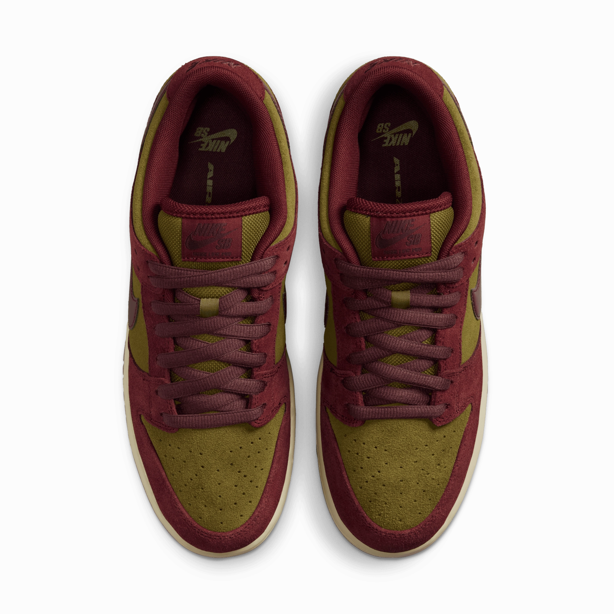 Cozy Fit SB Dunk Low Pro 'Dark Team Red Olive Flak'