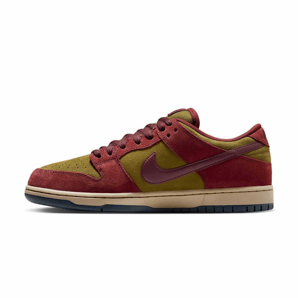 Cozy Fit SB Dunk Low Pro 'Dark Team Red Olive Flak'