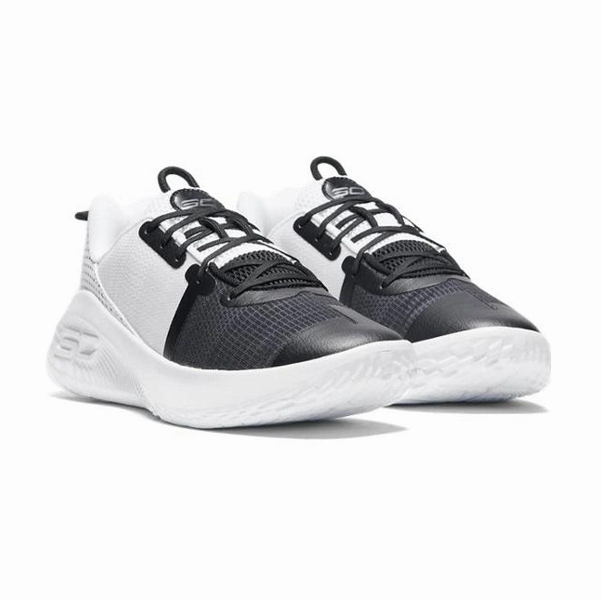 Curry 6 Flotro 'Black White' Breathable Shoes