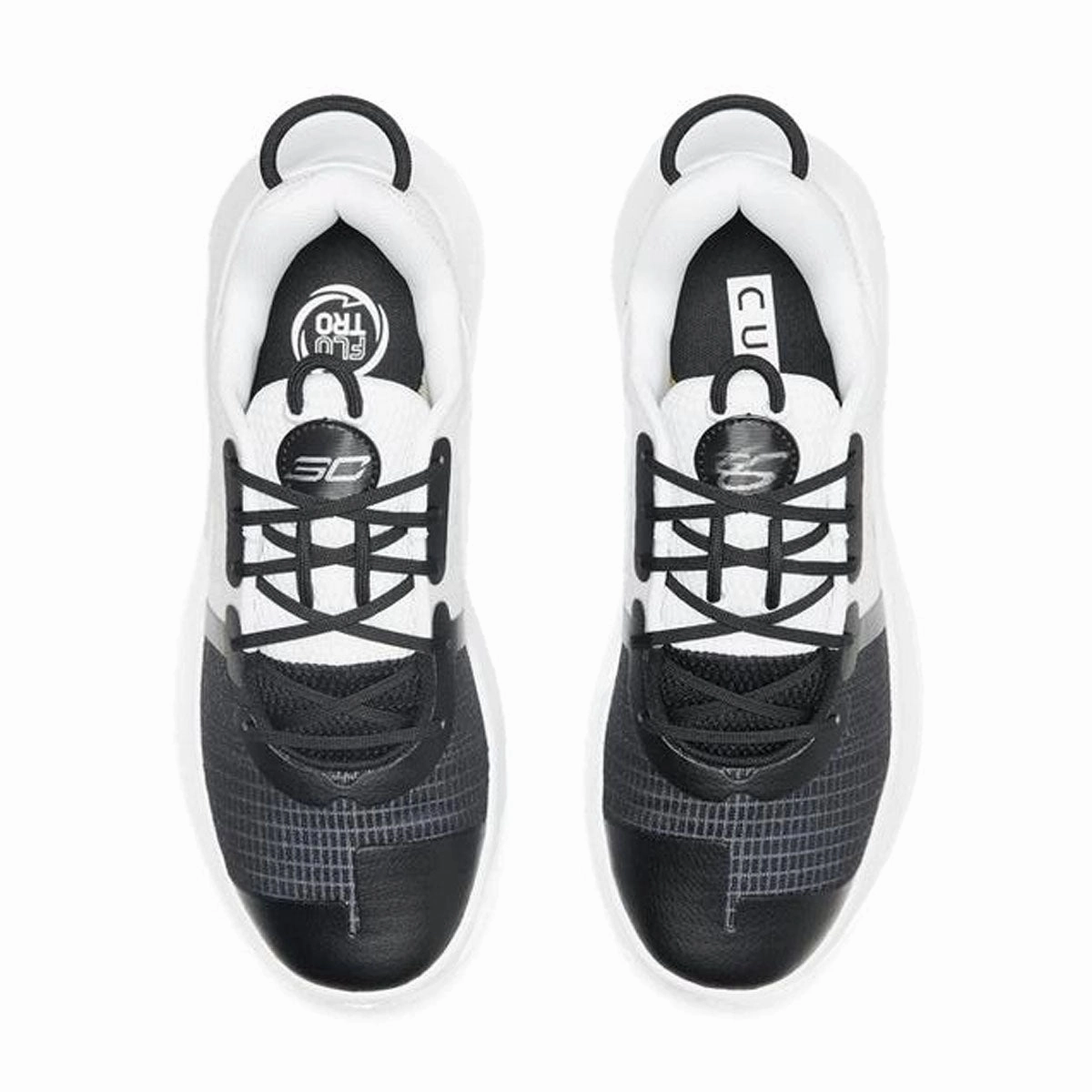Curry 6 Flotro 'Black White' Breathable Shoes