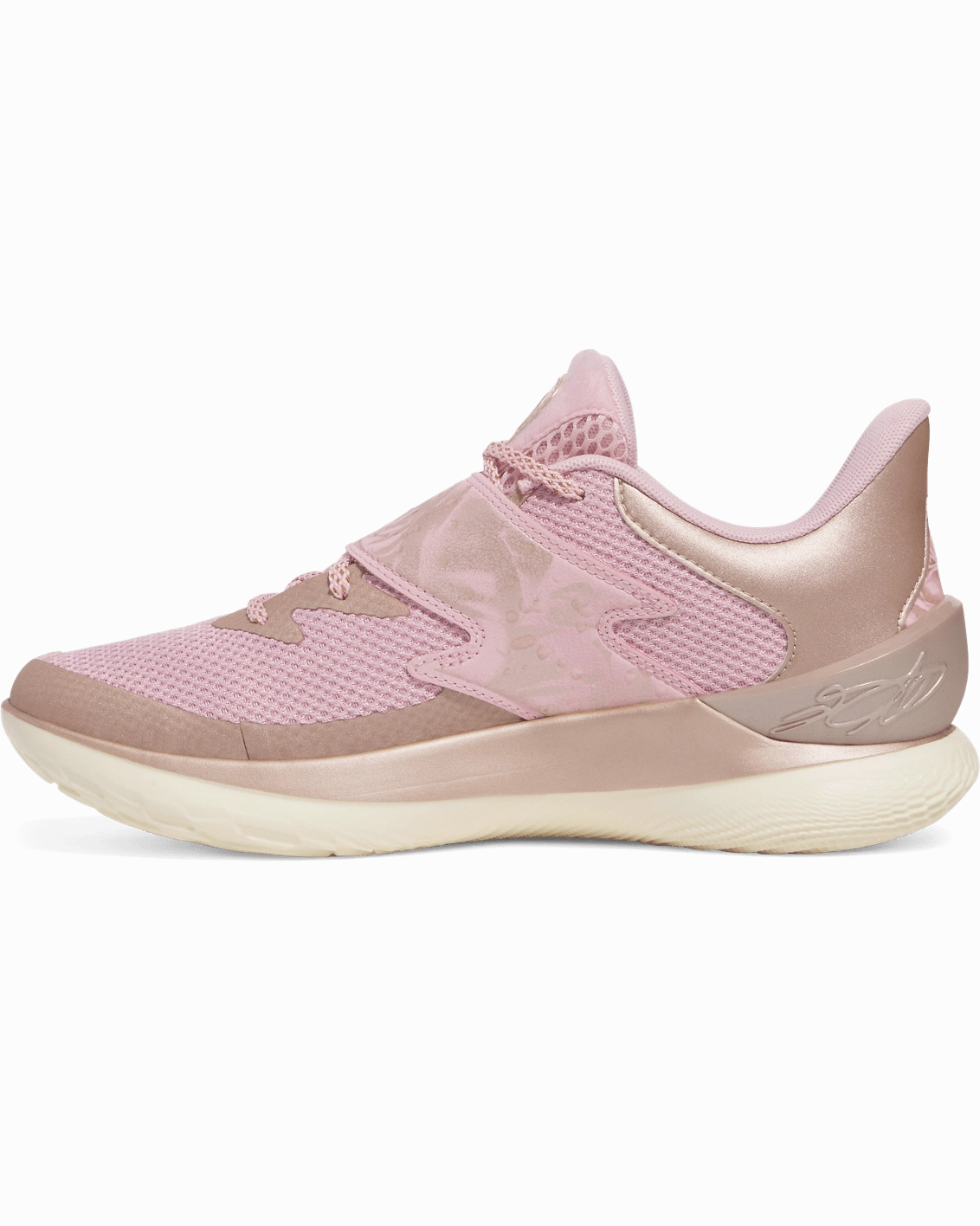Curry Fox 1 'Reign Rose' Unisex Basketball Shoes Secure Fit Structure