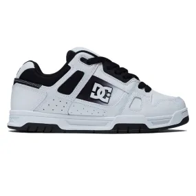 DC Stag Shoes - White/Black Performance Wear Clean Style
