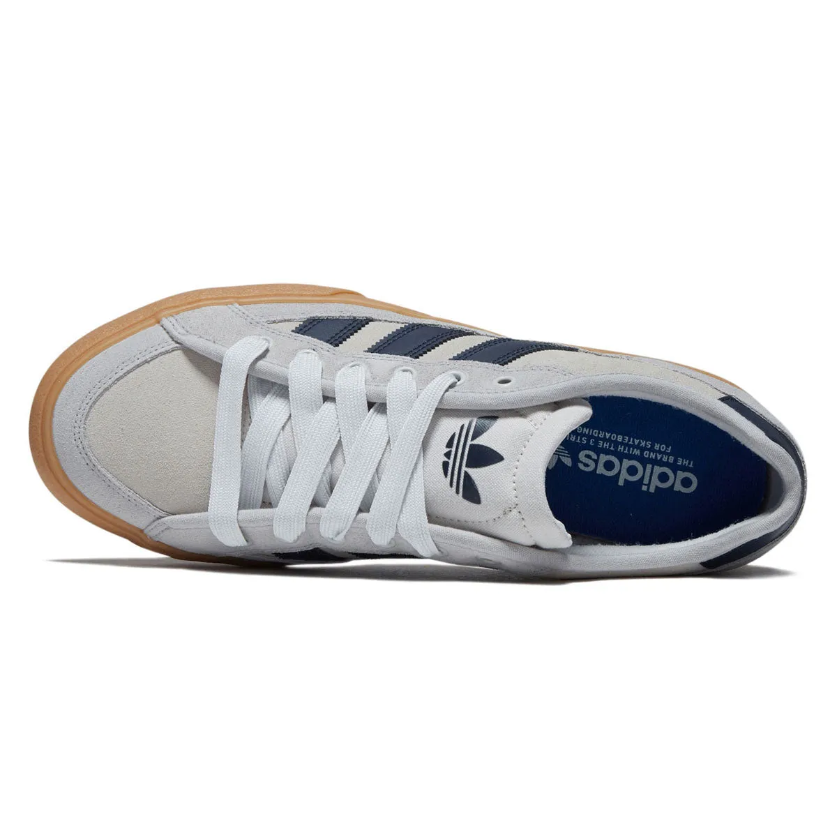 Daily Grip Max Adidas Court TNS Premiere Shoes - Grey/Core Navy/Gum