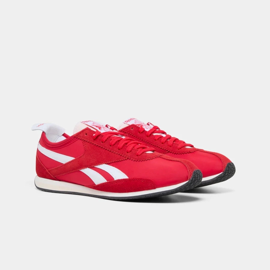 Daily Glide Step-Out Reebok Footwear Men R400 Shoes VECTOR RED/VECTOR RED/WHITE
