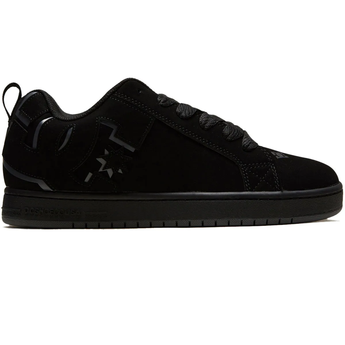 DC Court Graffik Shoes - Black/Red Stylish Ride