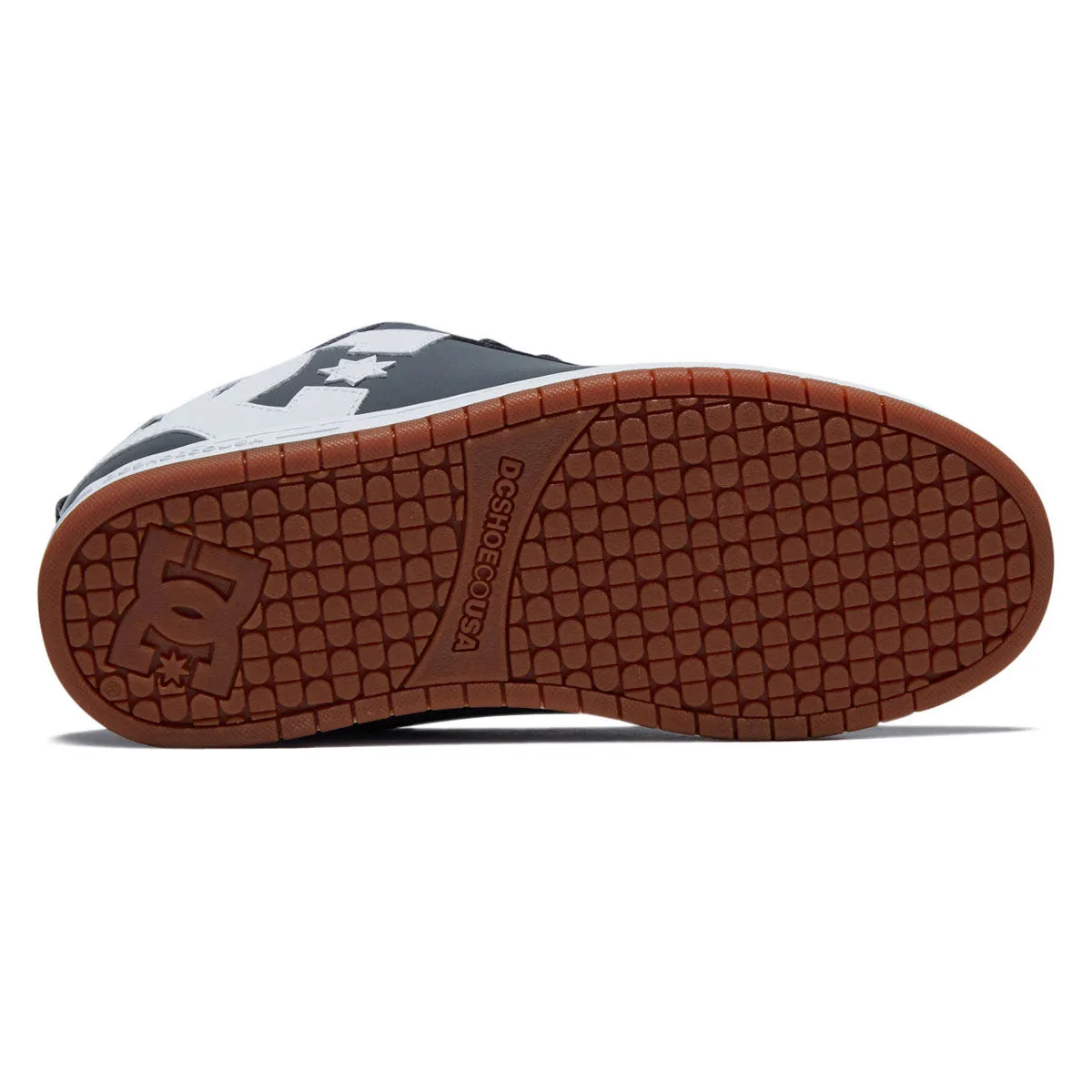 DC Court Graffik Shoes - Grey/White Breathable Upper