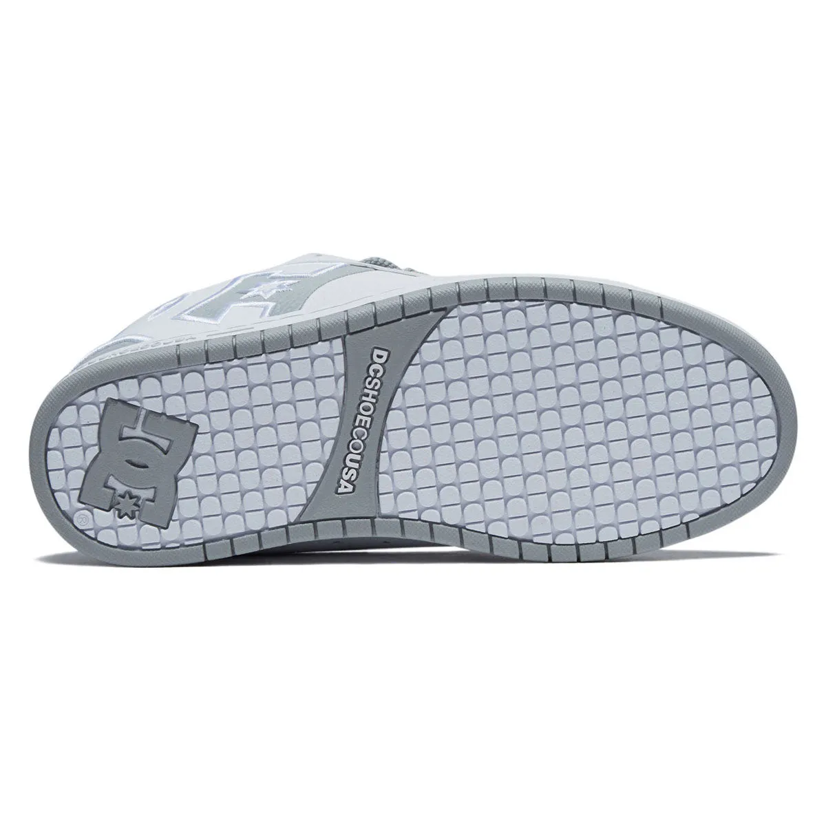 DC Court Graffik SQ Shoes - White/Grey Step Comfort