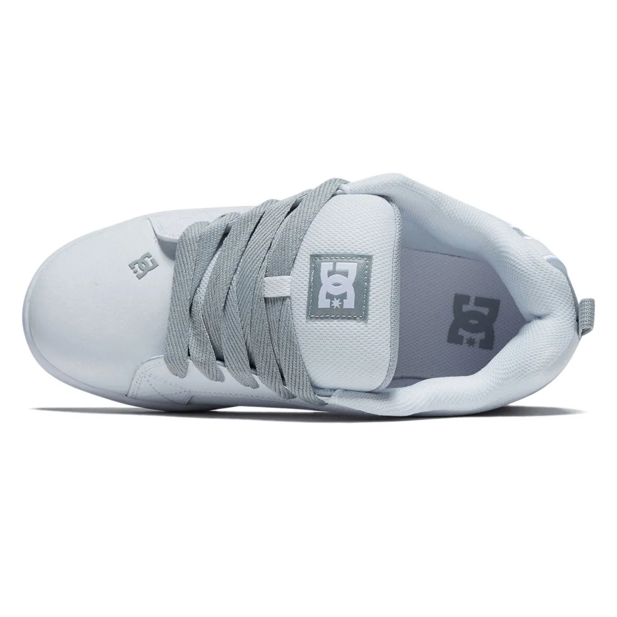 DC Court Graffik SQ Shoes - White/Grey Step Comfort