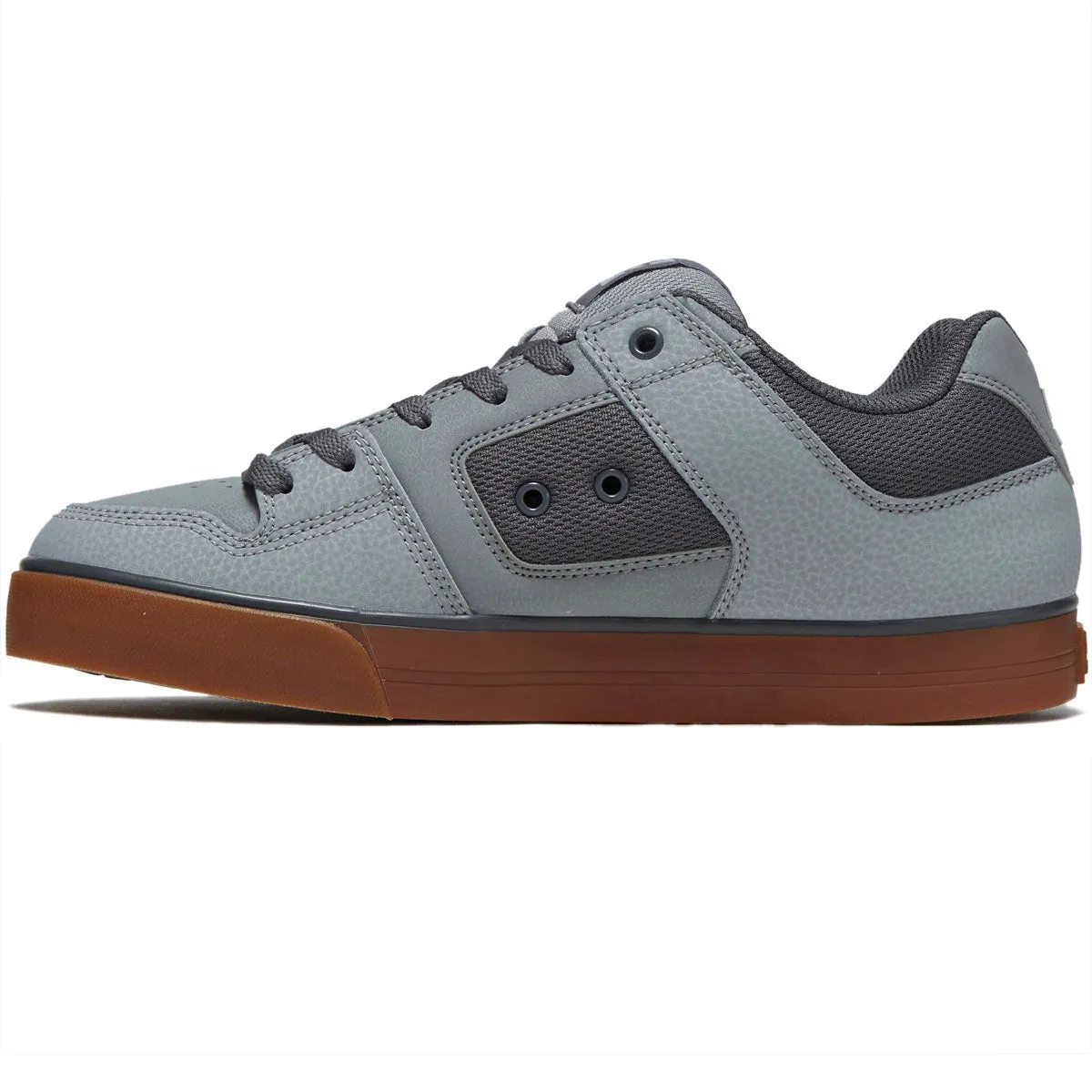 DC Pure Shoes - Grey/Gum Bold Wear