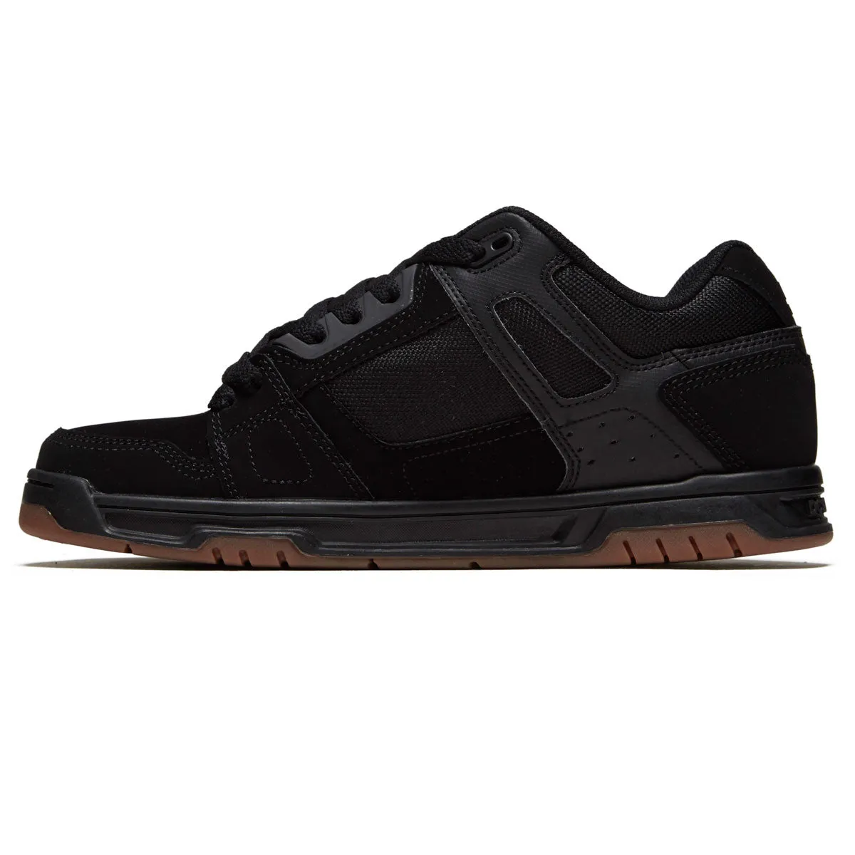 DC Stag Shoes - Black/Gum Stylish Edge