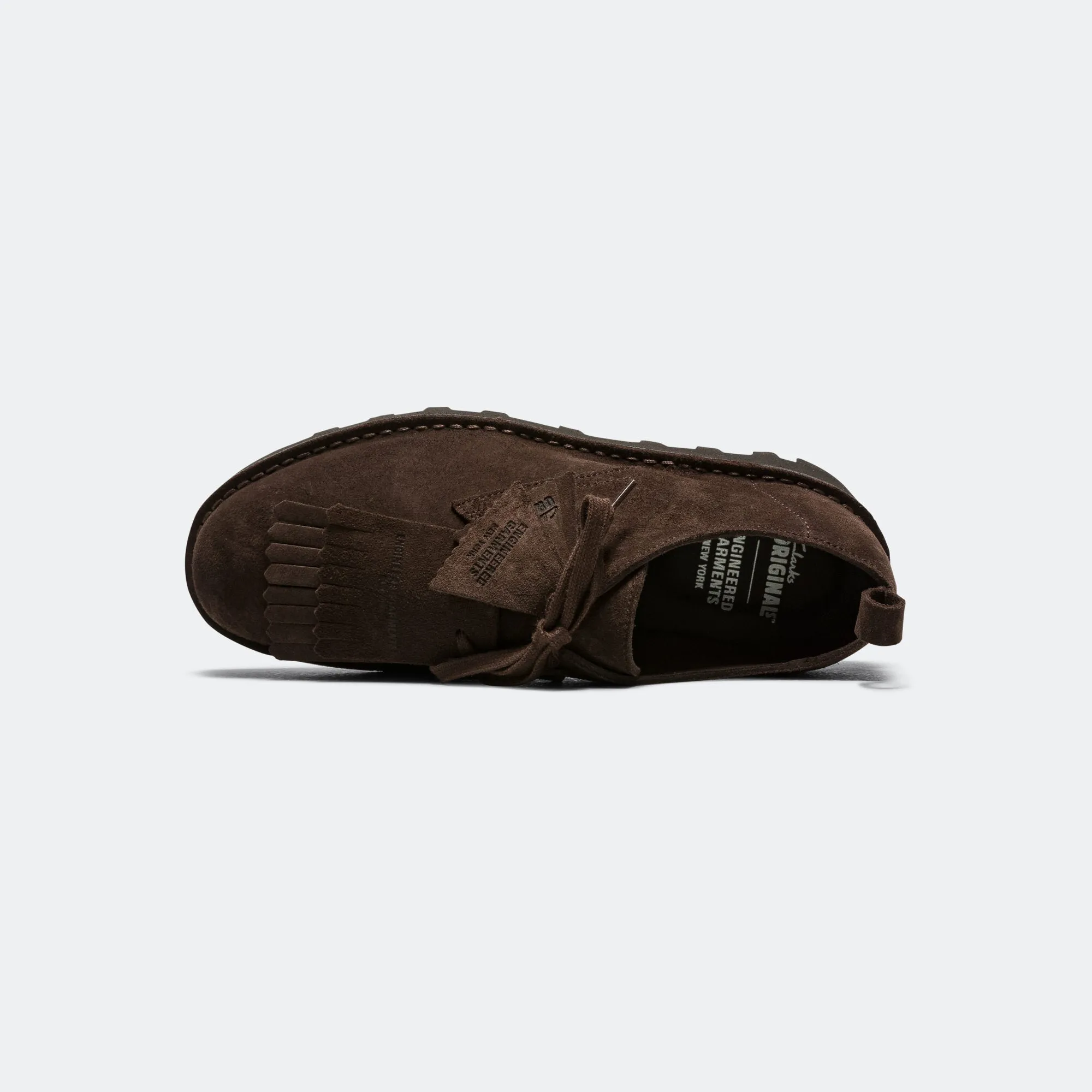 Desert Khan x Engineered Garments - Brown Suede Tailored grip