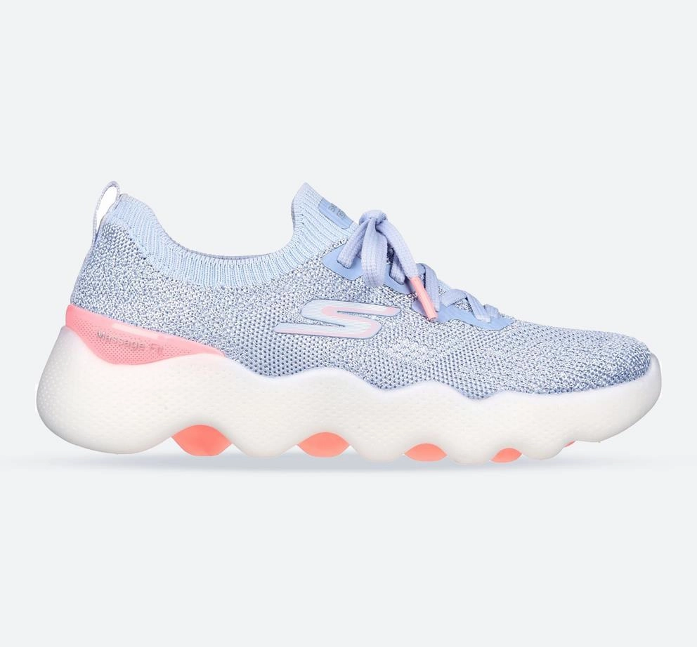 Distinctive flair Women's Wide Fit Skechers 124905 Go Walk Massage Fit Upsur Sneakers