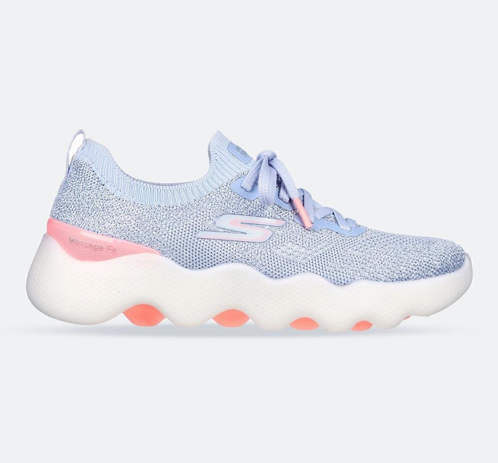 Distinctive flair Women's Wide Fit Skechers 124905 Go Walk Massage Fit Upsur Sneakers