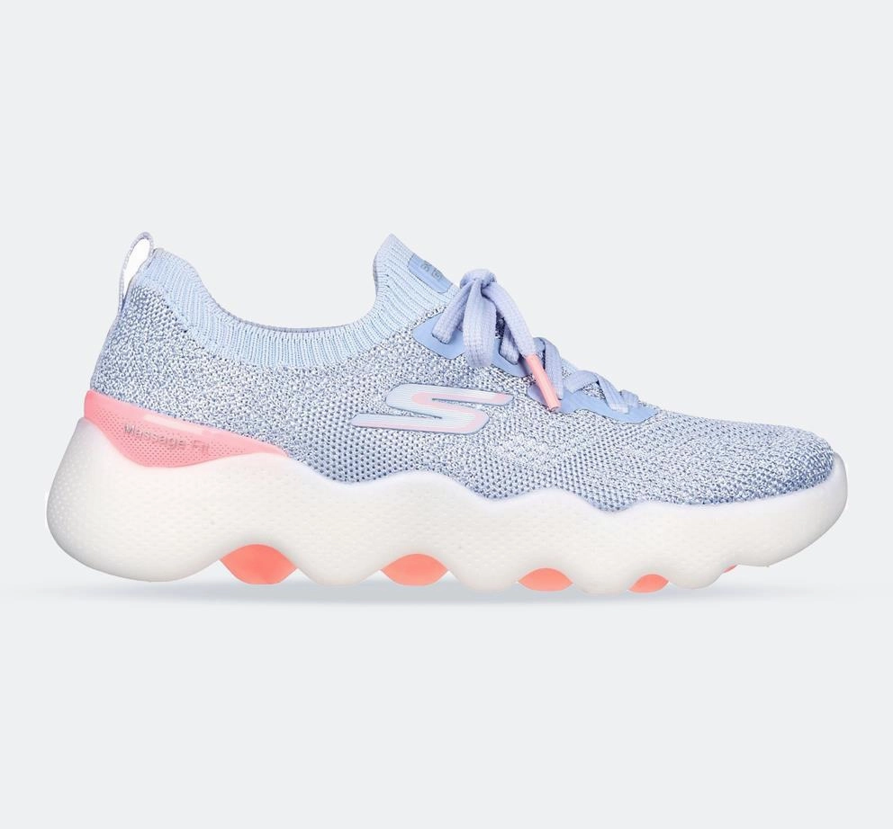 Distinctive flair Women's Wide Fit Skechers 124905 Go Walk Massage Fit Upsur Sneakers