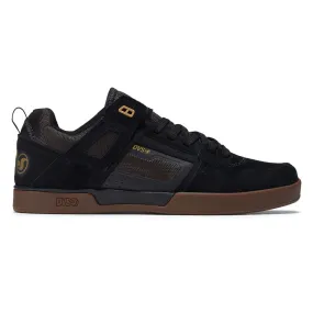 Creative Style Impact Ease DVS Comanche LT Shoes - Black/Black/Gum Suede