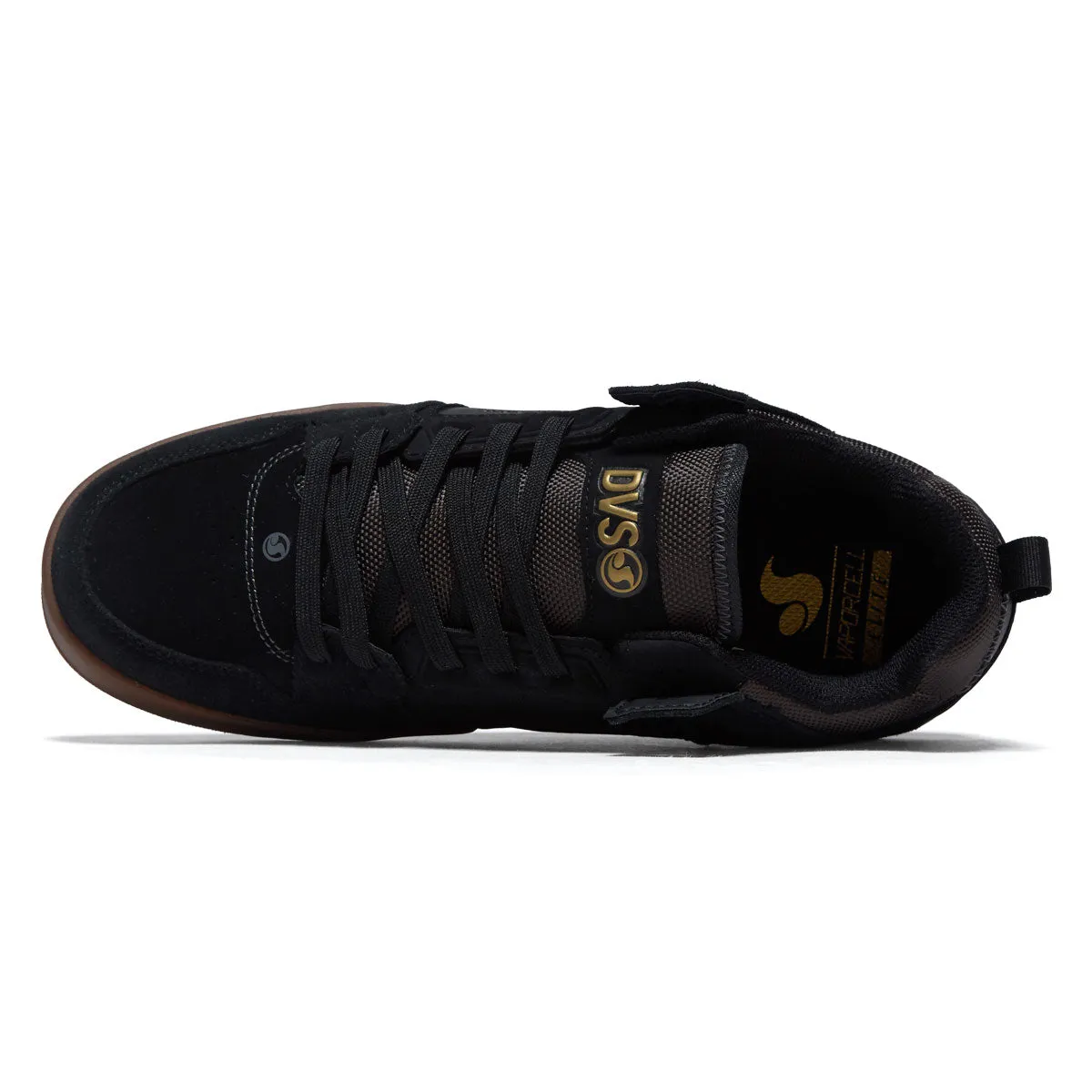 DVS Comanche LT Shoes - Black/Black/Gum Suede Toe Lock Pro