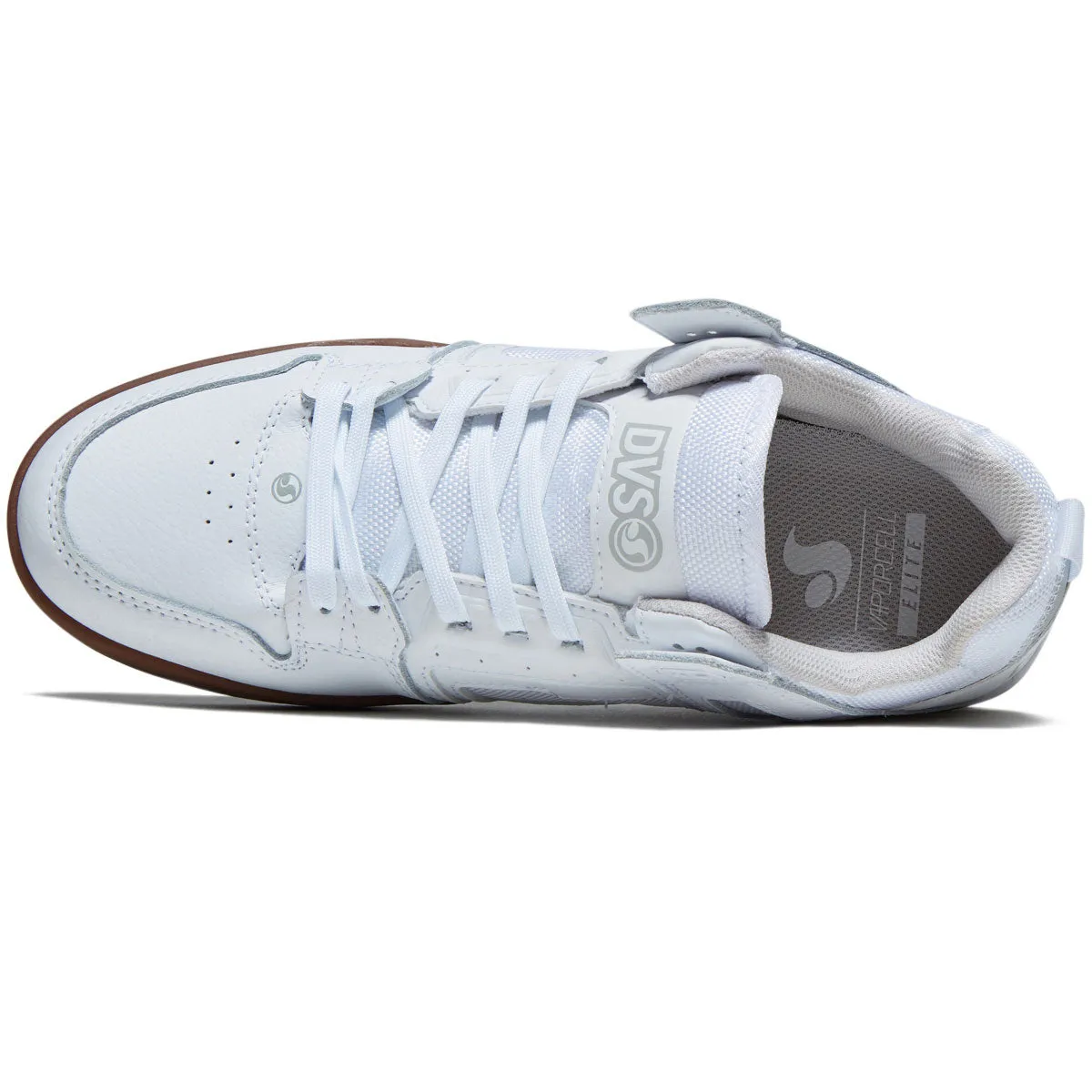 DVS Comanche LT Shoes - White/White/Gum Light Pace Pro