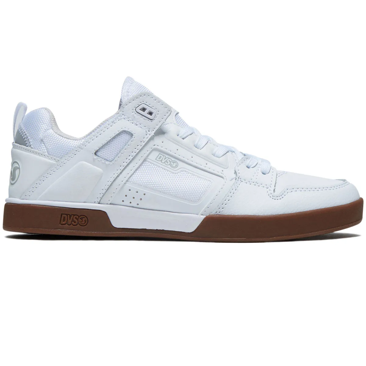 Powerful Traction DVS Comanche LT Shoes - White/White/Gum