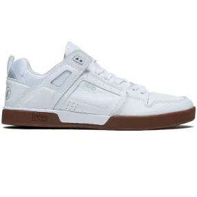 Powerful Traction DVS Comanche LT Shoes - White/White/Gum