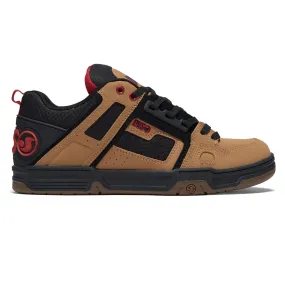 DVS Comanche Shoes - Tan/Black/Red Nubuck Urban Ride Fit