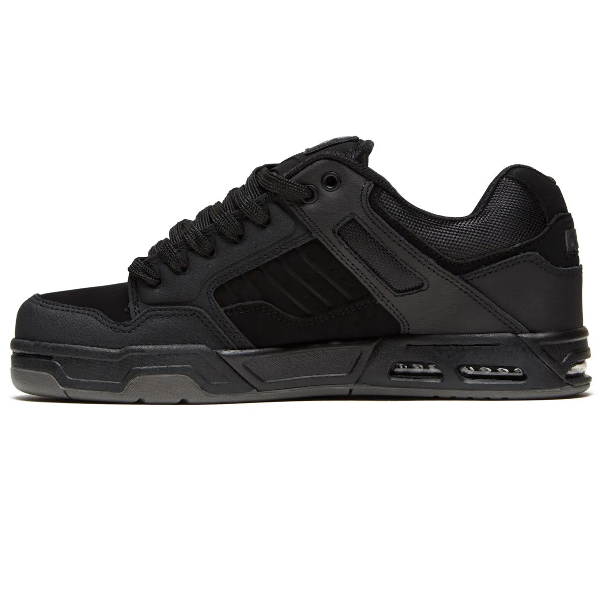 DVS Enduro Heir Shoes - Black/Black Leather Everyday Wear