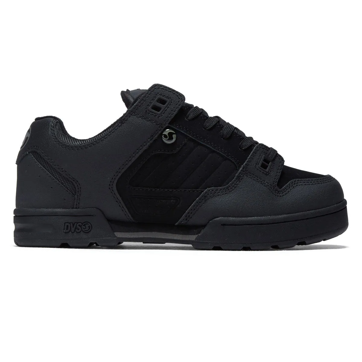 Skater Move Lace Up DVS Militia Snow Shoes - Black/Black/Charcoal