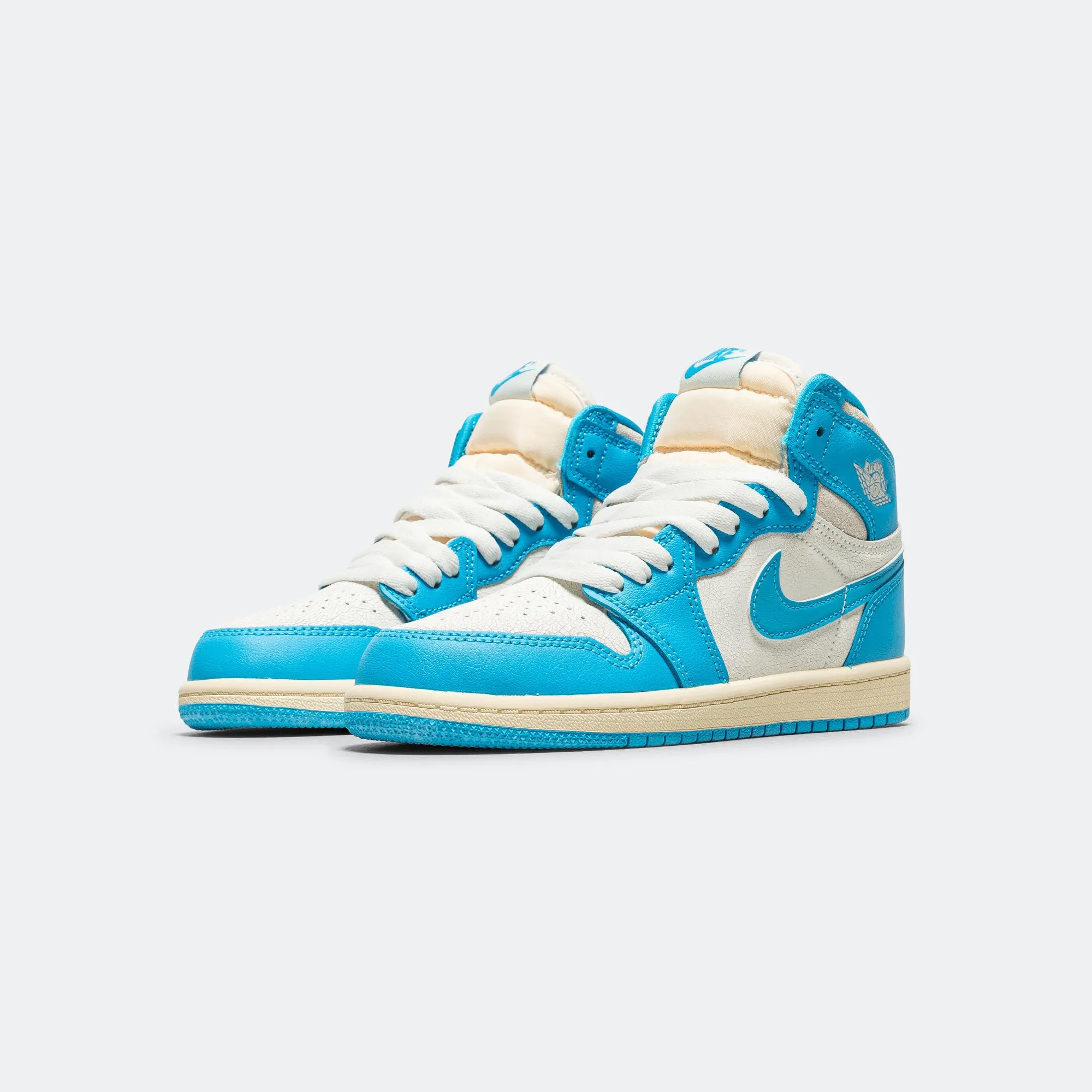 Easy Fit Jordan 1 Retro High OG (PS) - Dark Powder Blue/Sail