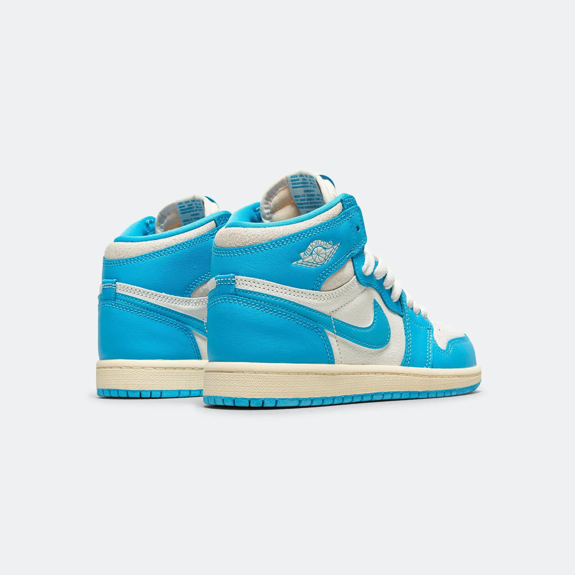 Easy Fit Jordan 1 Retro High OG (PS) - Dark Powder Blue/Sail