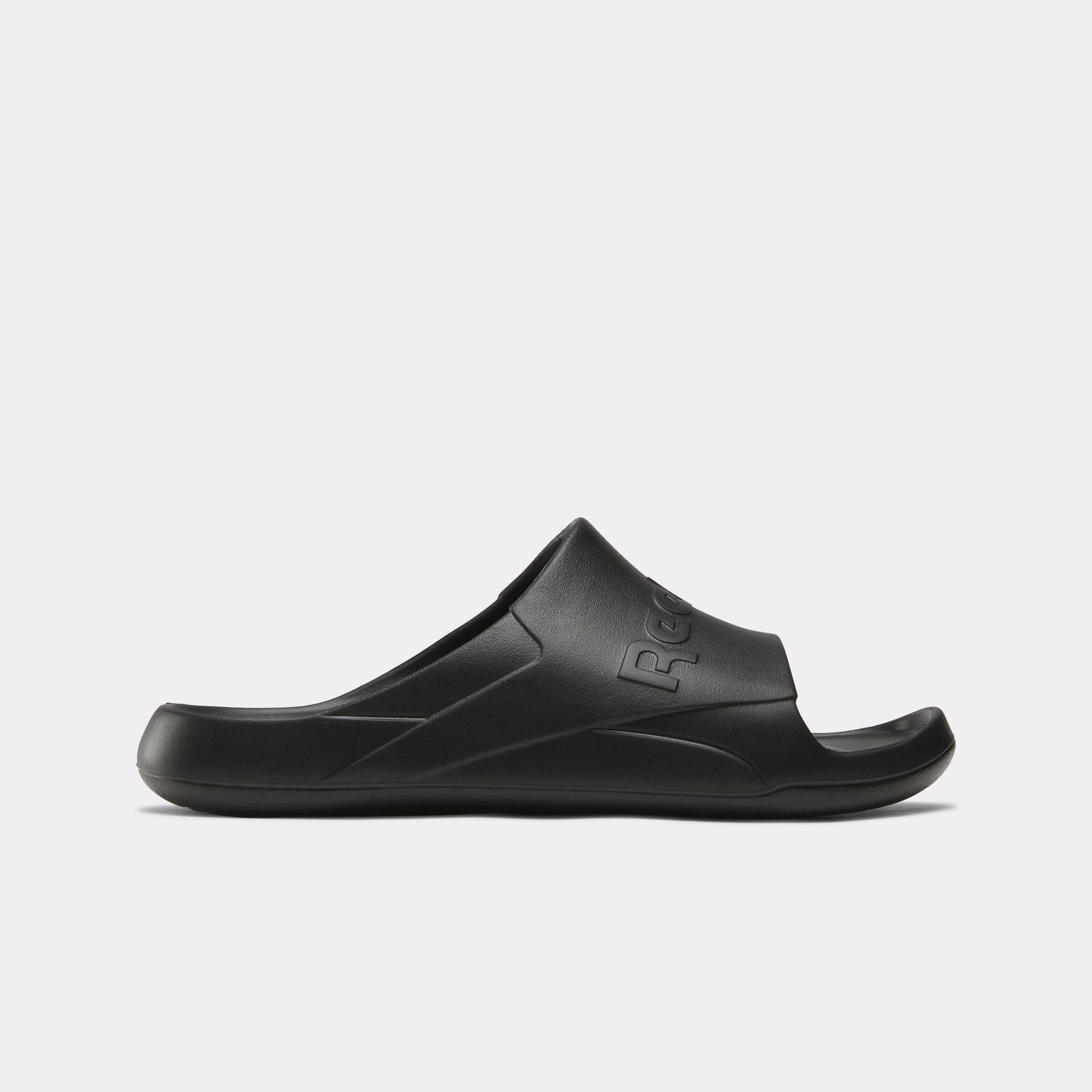 Quick Rest Reebok Footwear Men Reebok Clean Slides CORE BLACK