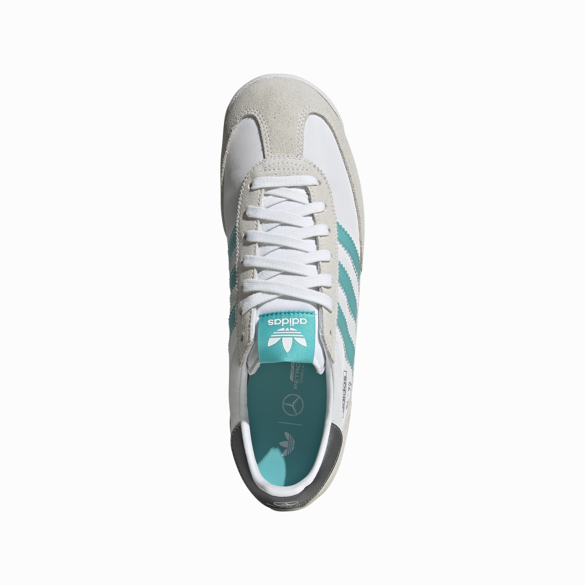 Easy Step-On Glide Layer   Mercedes AMG Petronas F1 Team SL 72 RS 'Cloud White Semi Mint Rush'