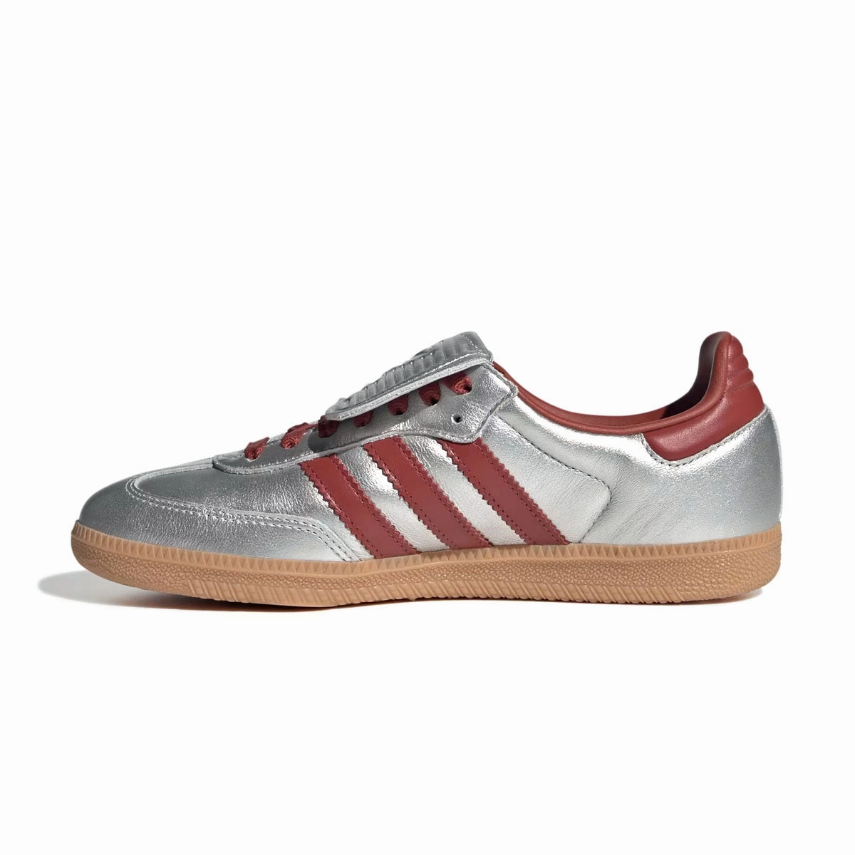 Easy Step-On Move Comfort Wmns Samba Long Tongue 'Silver Metallic Preloved Ruby'