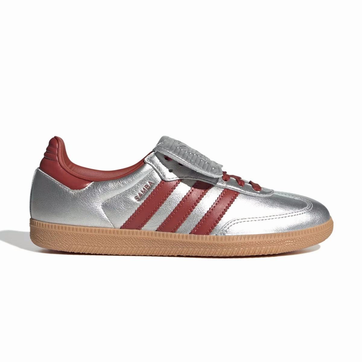 Wmns Samba Long Tongue 'Silver Metallic Preloved Ruby' Comfort Move