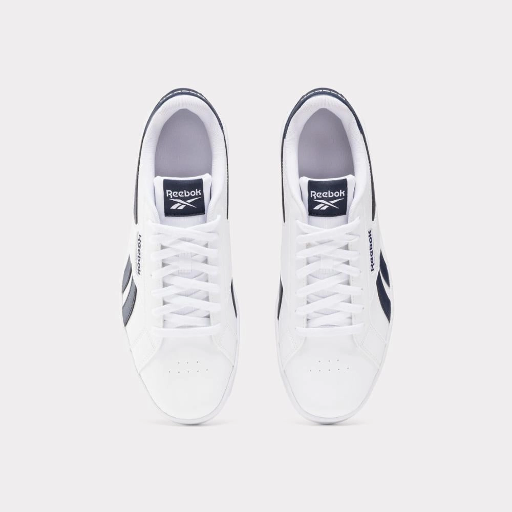 Easy Walk Step-On Layer Reebok Footwear Men Court Retro Shoes FTWWHT/VECNAV/VECNAV