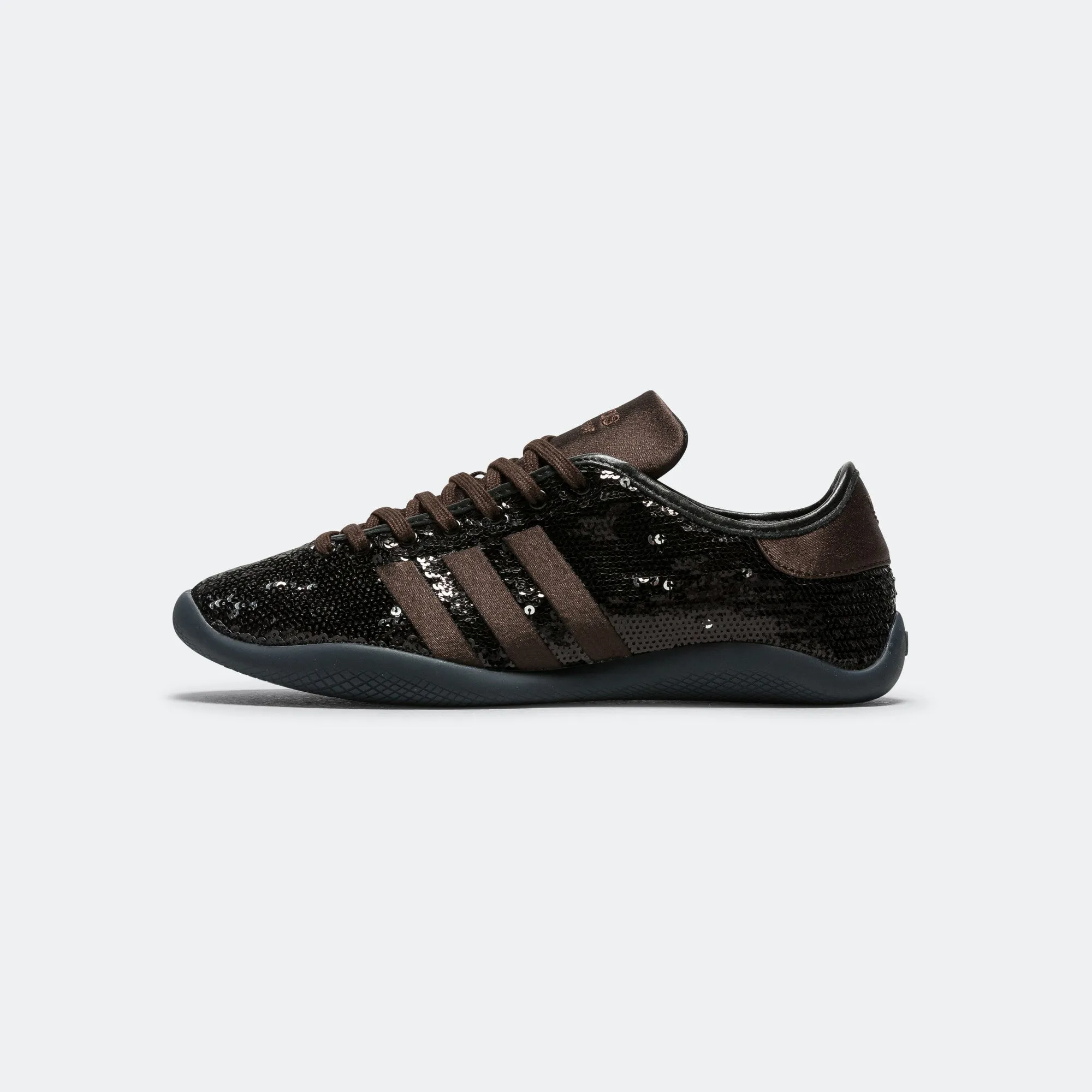 Lo Pro Sequin x Wales Bonner - Core Black/Silver Metallic-Dark Brown Comfort Slip Comfortable Walking