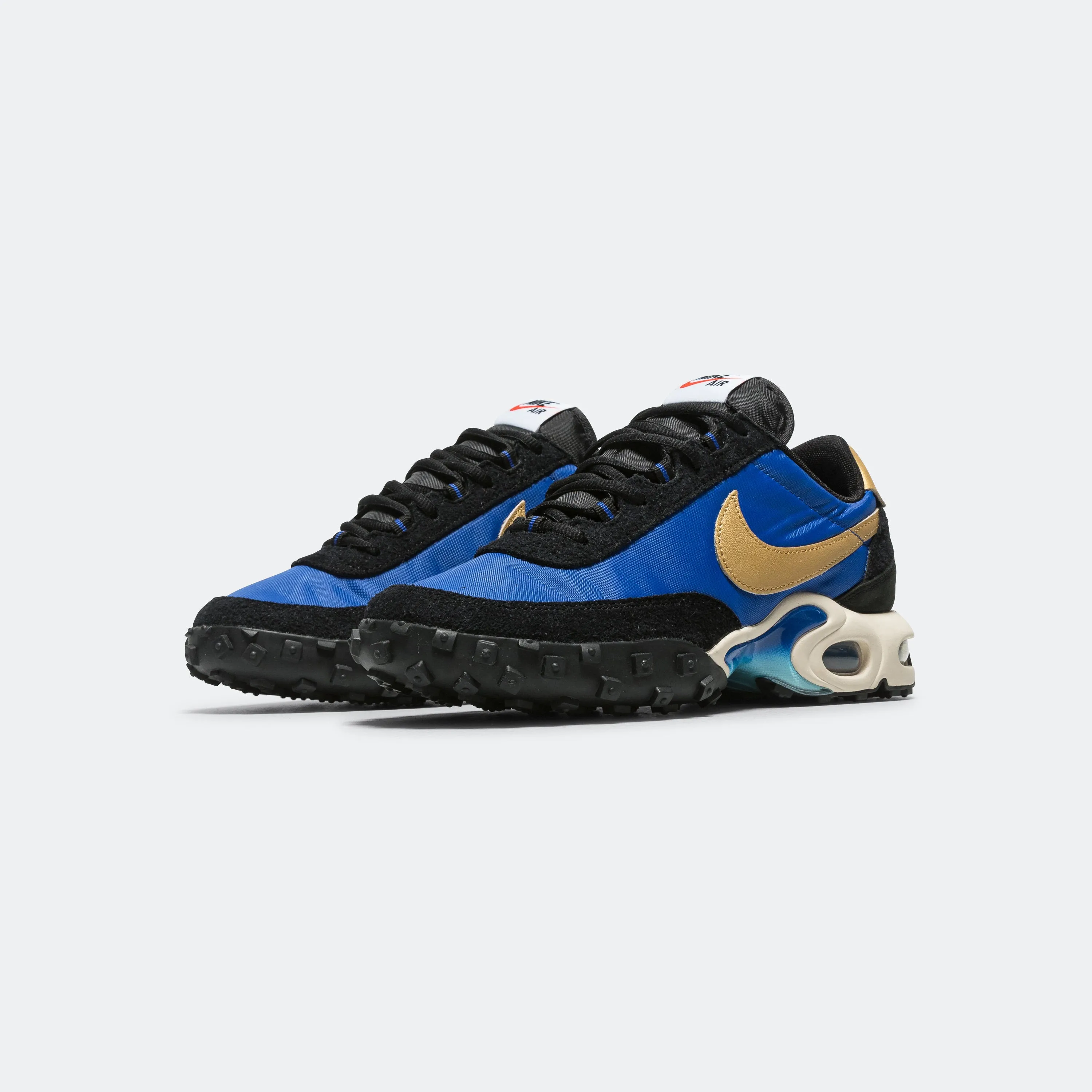 Effortless support Air Max Waffle SP - Hyper Blue/ Metallic Gold-Black