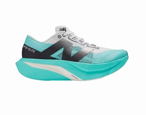 New Balance Fuelcell Supercomp Elite V4 Womens performance shoes in standard width in cyber jade colour