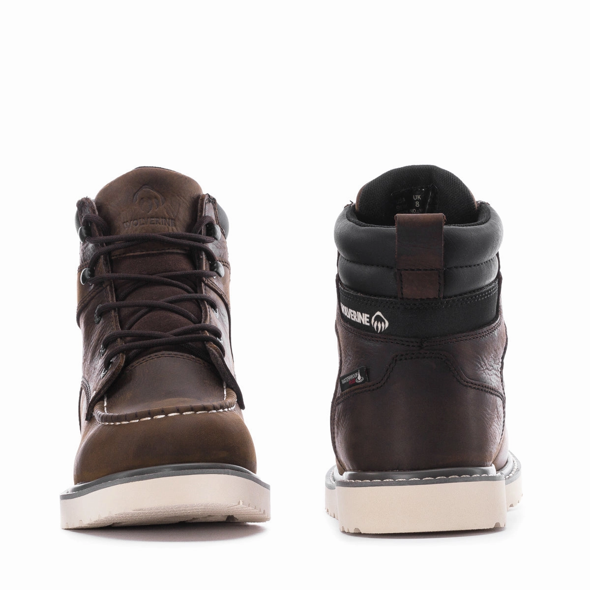 Elastic Straps Trade Wedge Moc Toe WP Wide - Mens