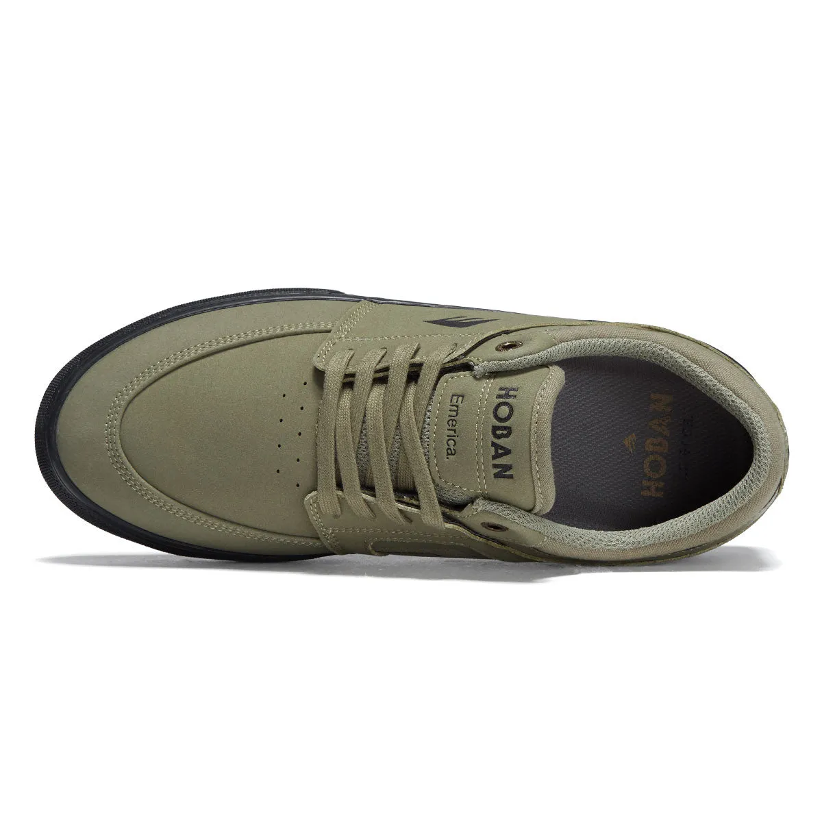 Emerica Hoban Shoes - Olive/Black Everyday Comfort