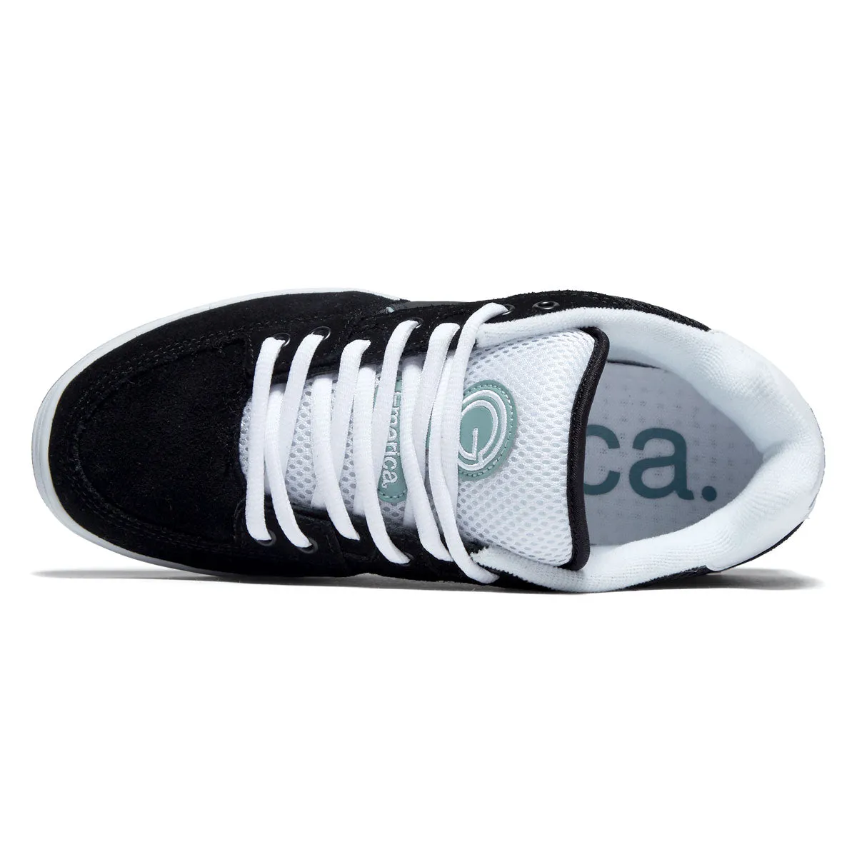 Emerica OG-1 Shoes - Black/White/Green Breathable Lining