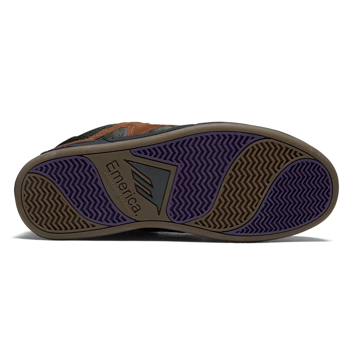 Emerica OG-1 Shoes - Brown/Green Air Stream