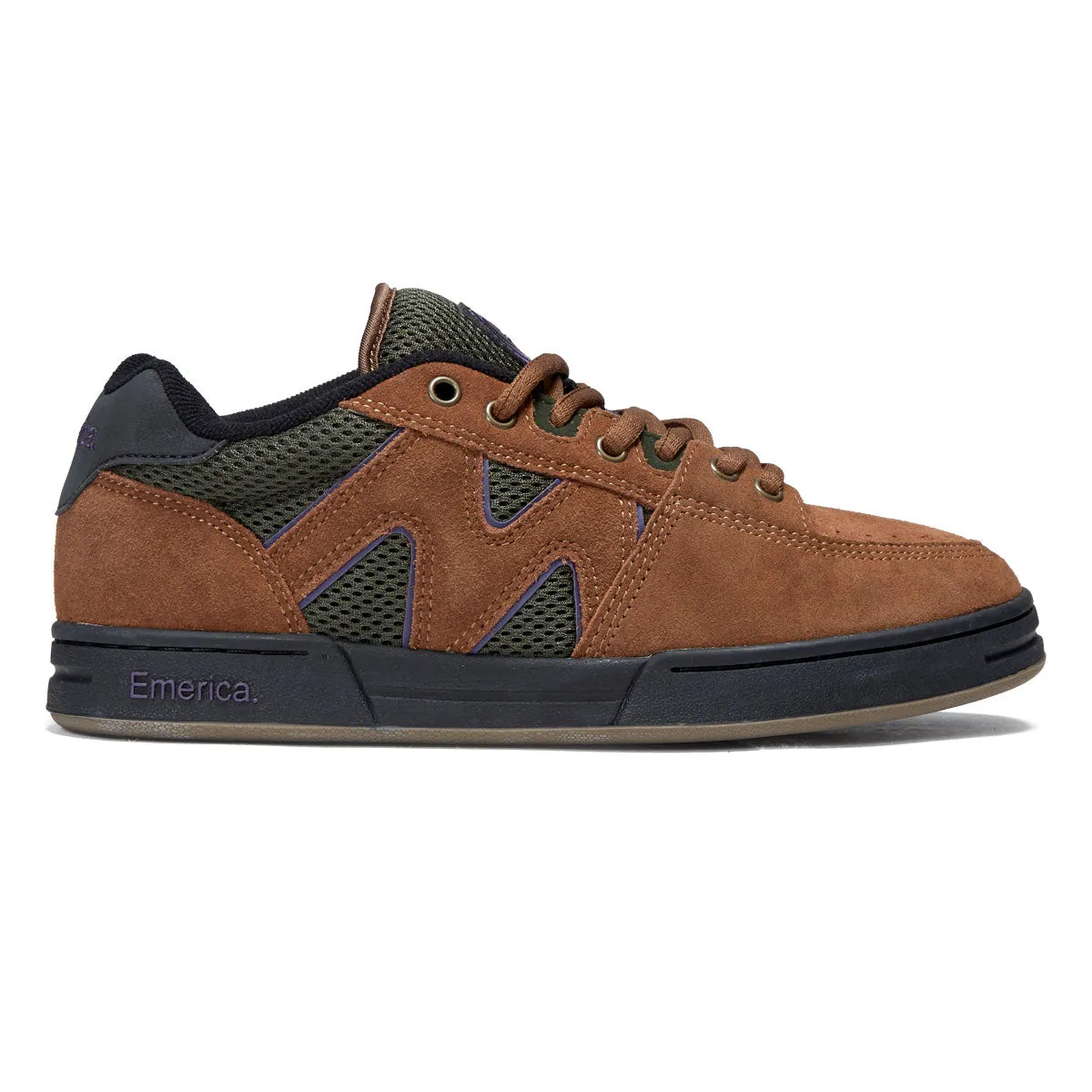 Emerica OG-1 Shoes - Brown/Green Active Ride Fit All Weather Ride