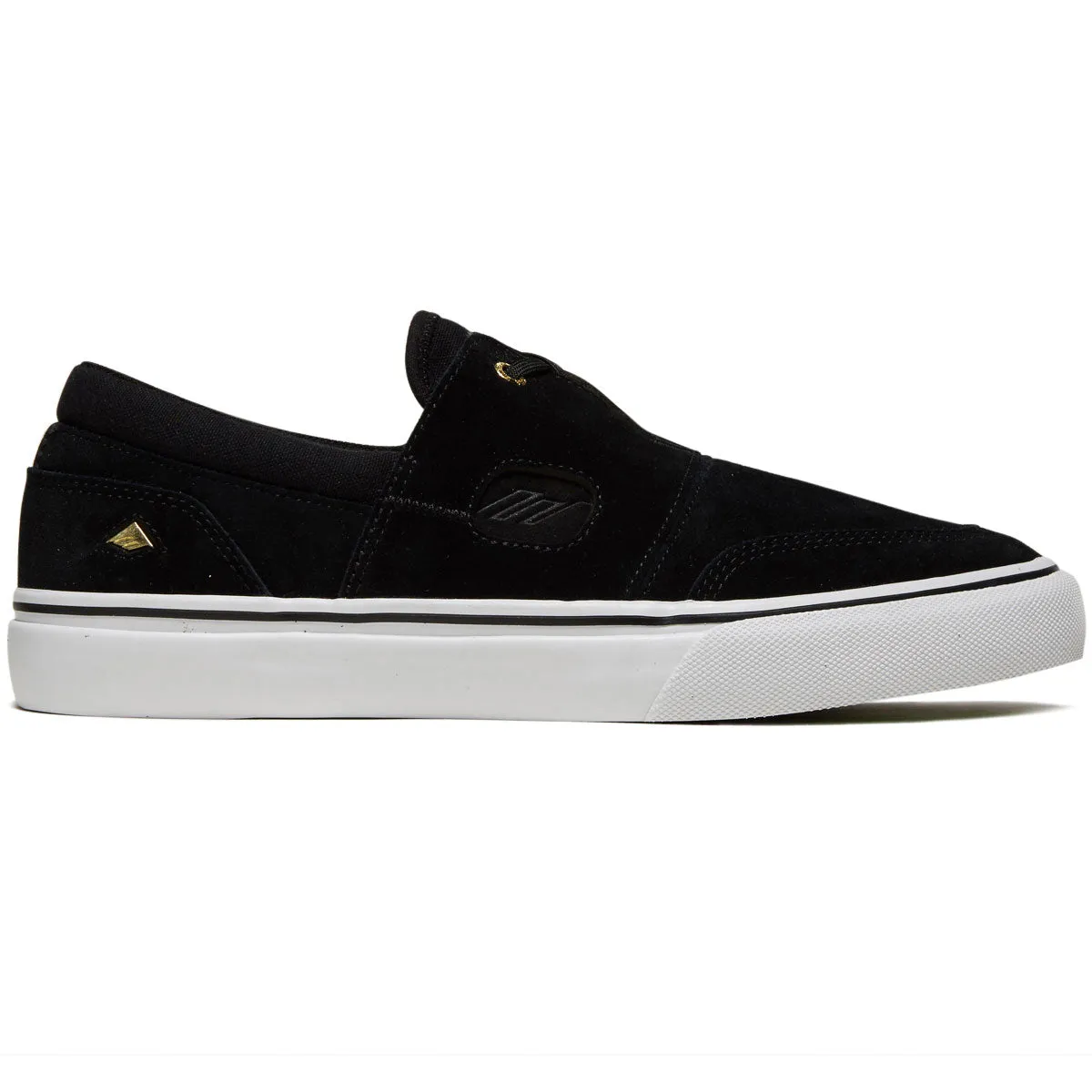 Emerica Servold Shoes - Black/White/Gold Everyday Comfort